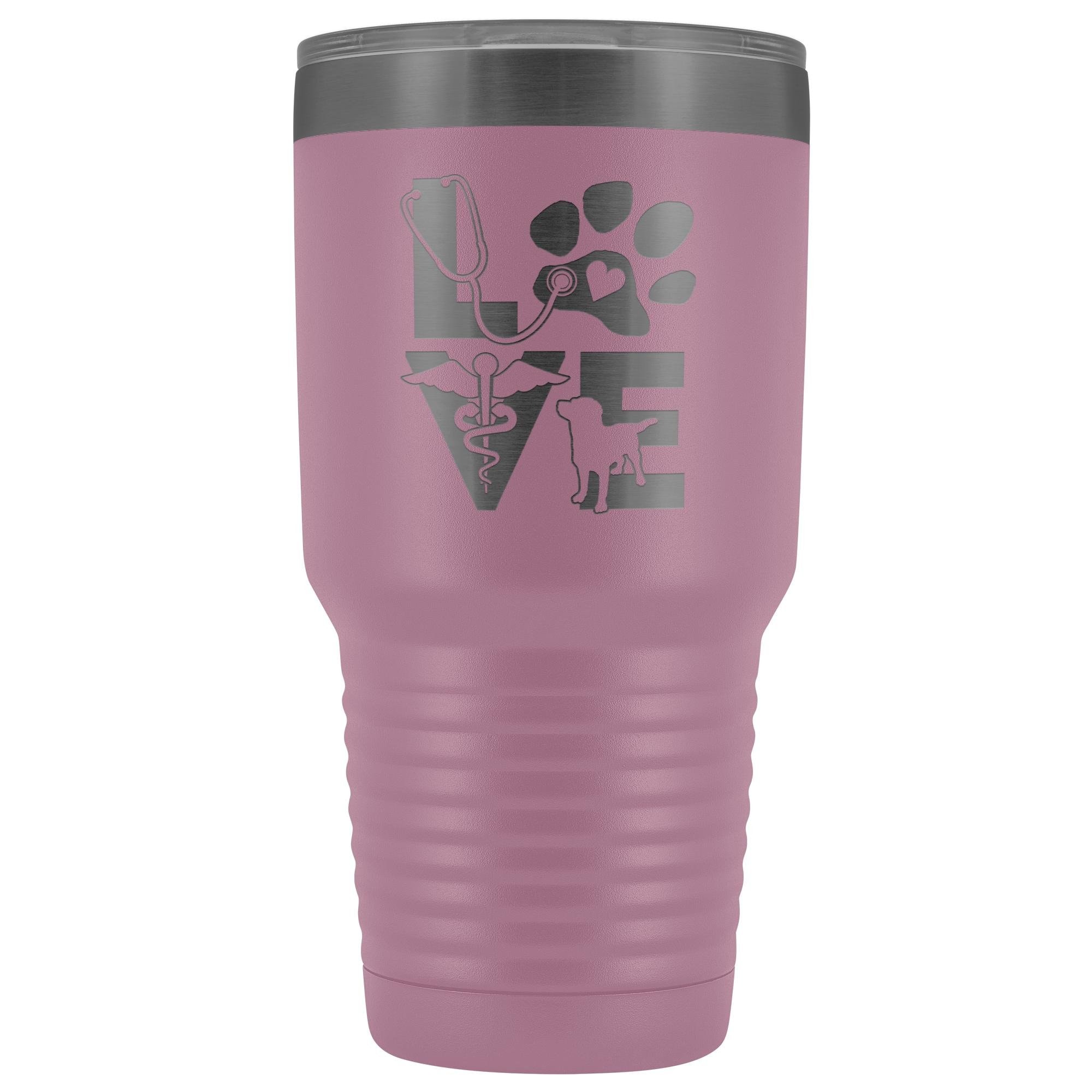 Veterinary Love dog 30oz Vacuum Tumbler