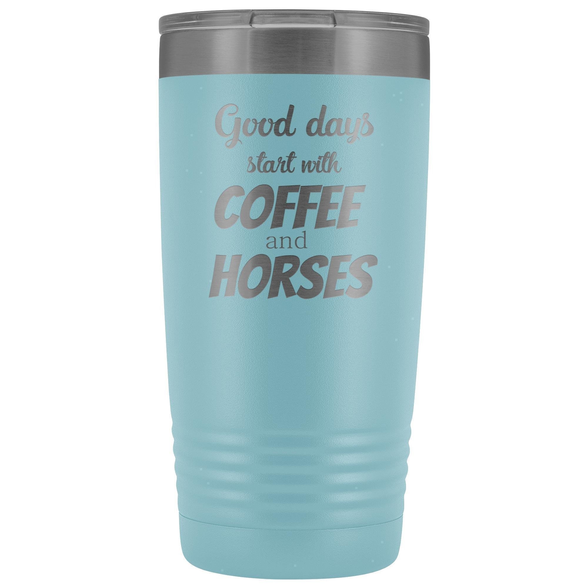 Coffee and horses 20oz Vacuum Tumbler