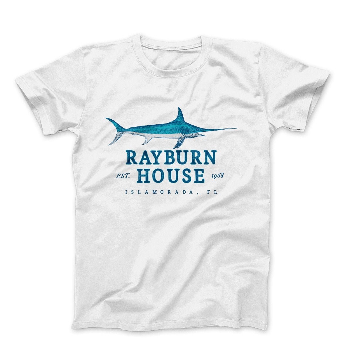 Rayburn House Men/Unisex T-Shirt - Soft Combed Cotton Crew Neck Tee