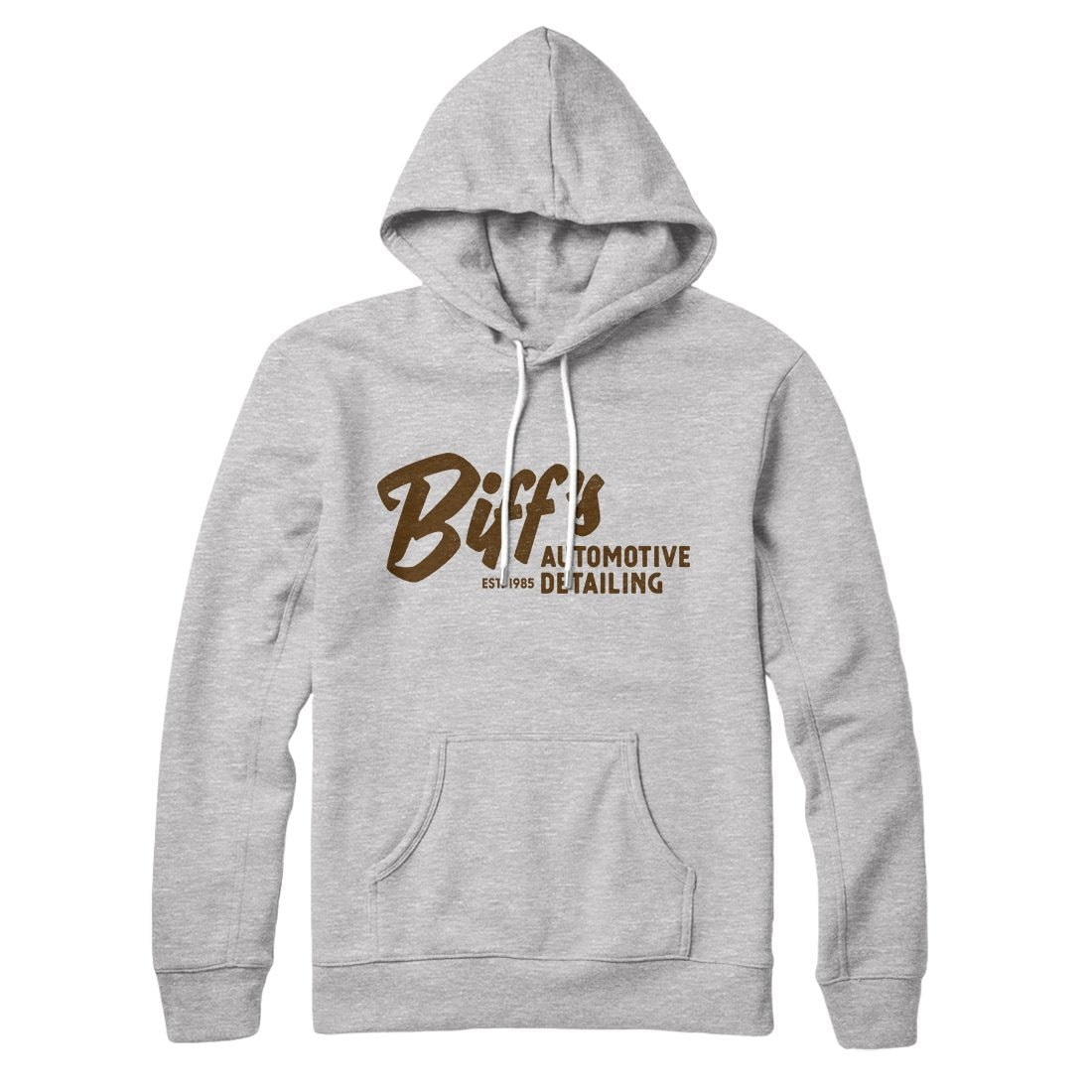 Biff's Auto Detailing Pullover Hoodie - Unisex Cotton Polyester Loose Fit