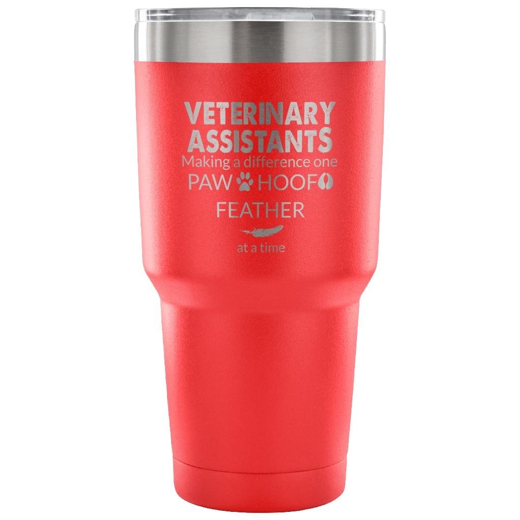Vet Assistant- Making a Difference 30oz Vacuum Tumbler