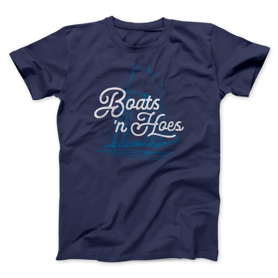 Boats 'N Hoes Funny Movie T-Shirt - Unisex Cotton Crew Neck Tee