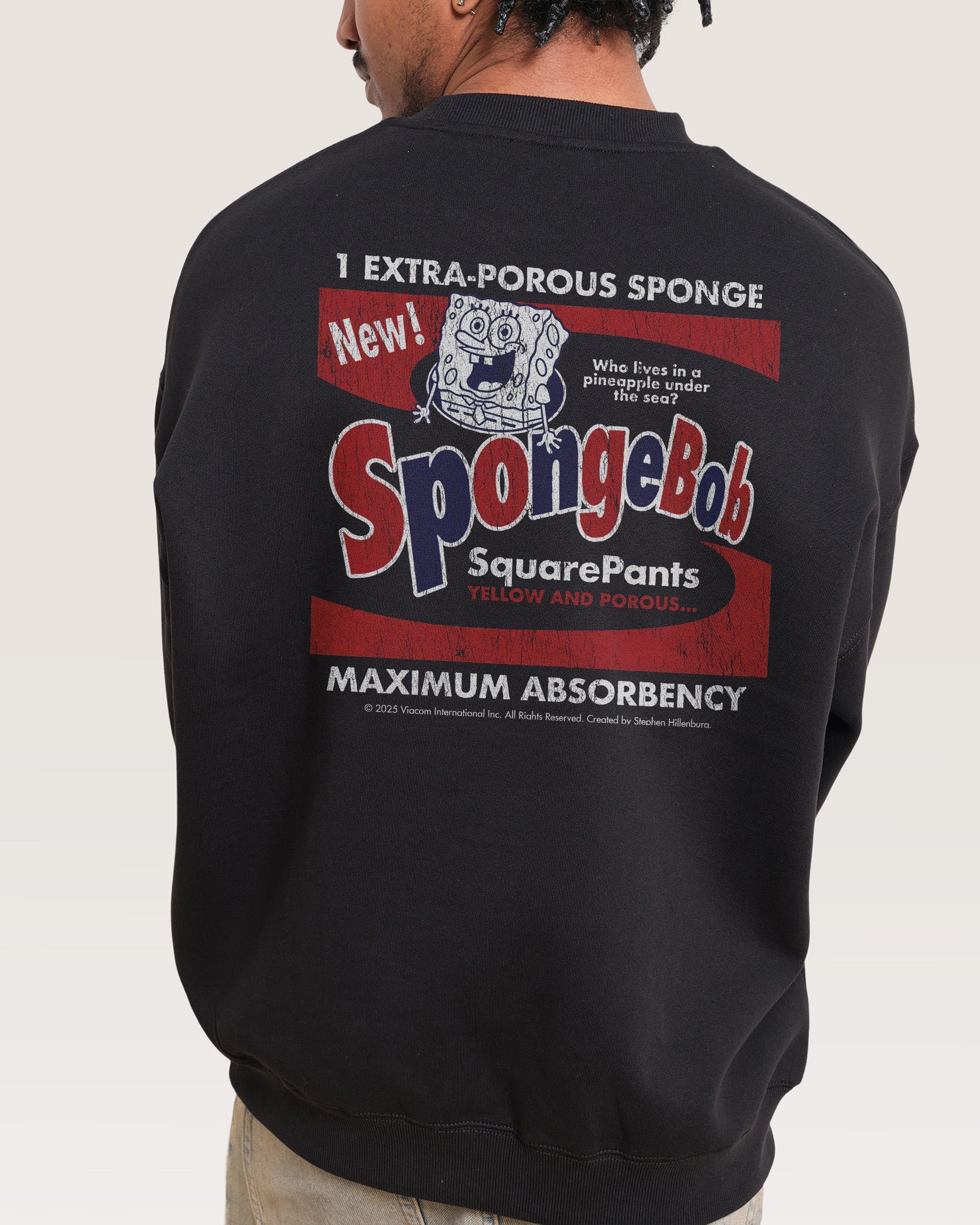 SpongeBob Bob Unisex Sweatshirt - Premium 340gsm Cotton Poly Blend Graphic Print