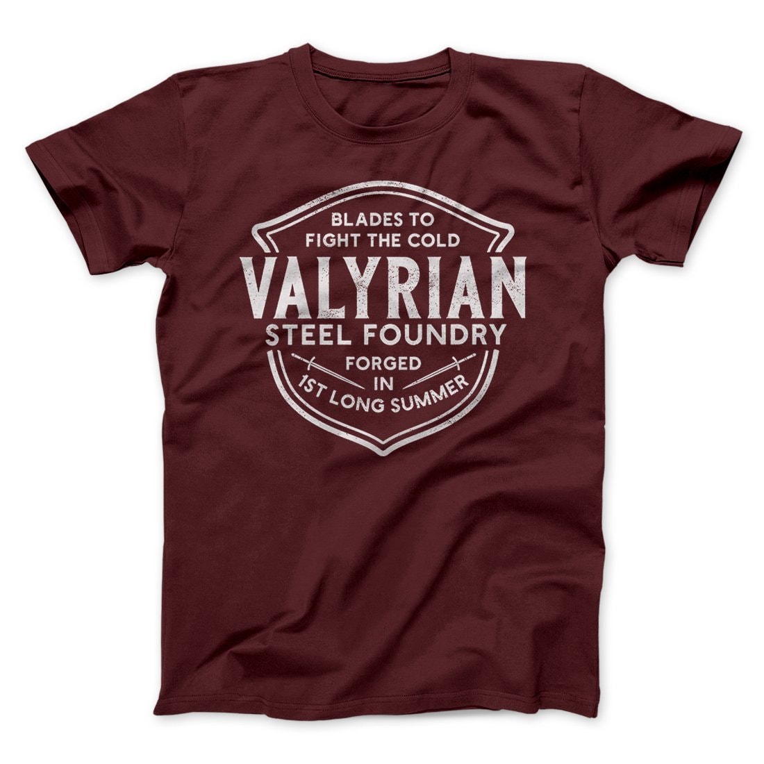 Valyrian Steel Foundry Men Unisex T-Shirt - Soft Combed Cotton Crew Neck Tee