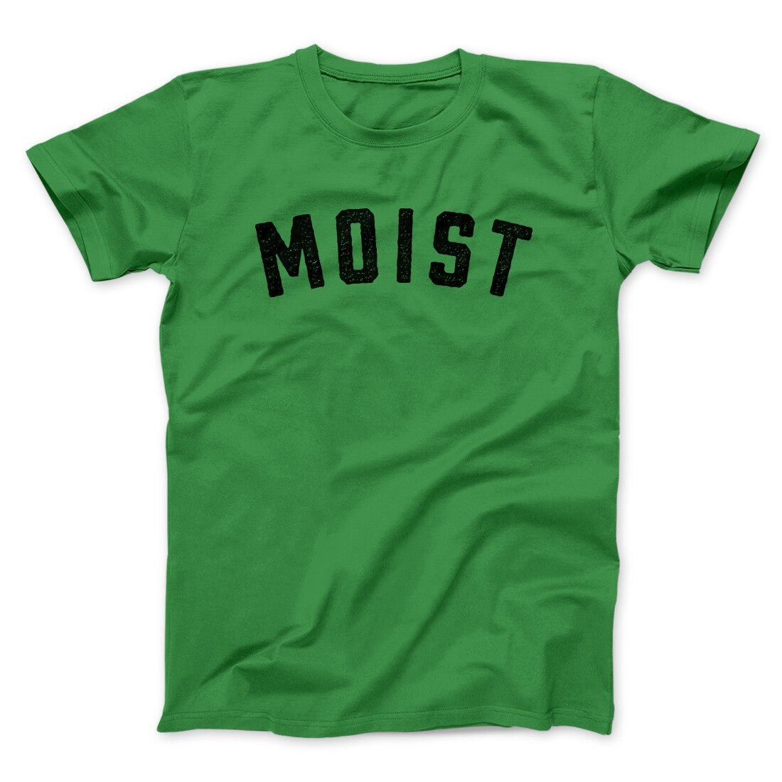 Moist Funny Unisex T-Shirt - Ultra-Soft Cotton Blend, Baby Rib Collar, US Printed