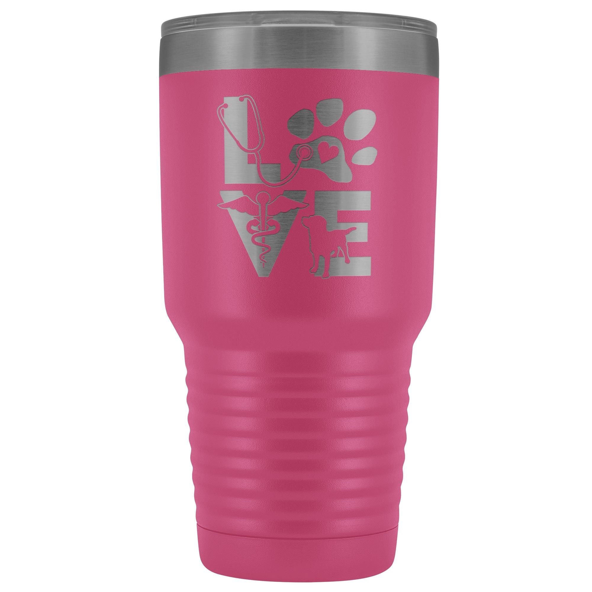 Veterinary Love dog 30oz Vacuum Tumbler