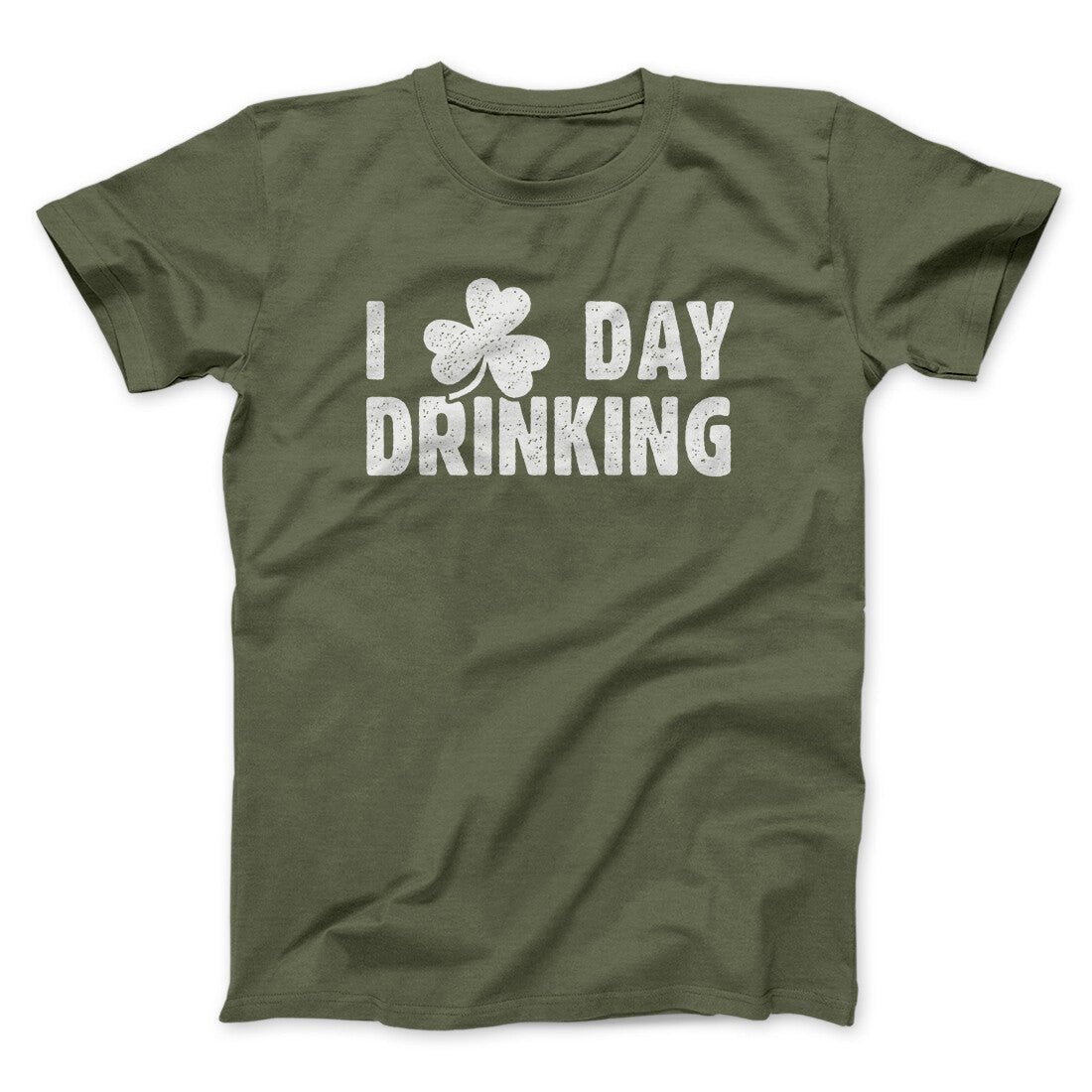 I Clover Day Drinking Unisex T-Shirt - Cotton Poly Blend Funny Graphic Tee
