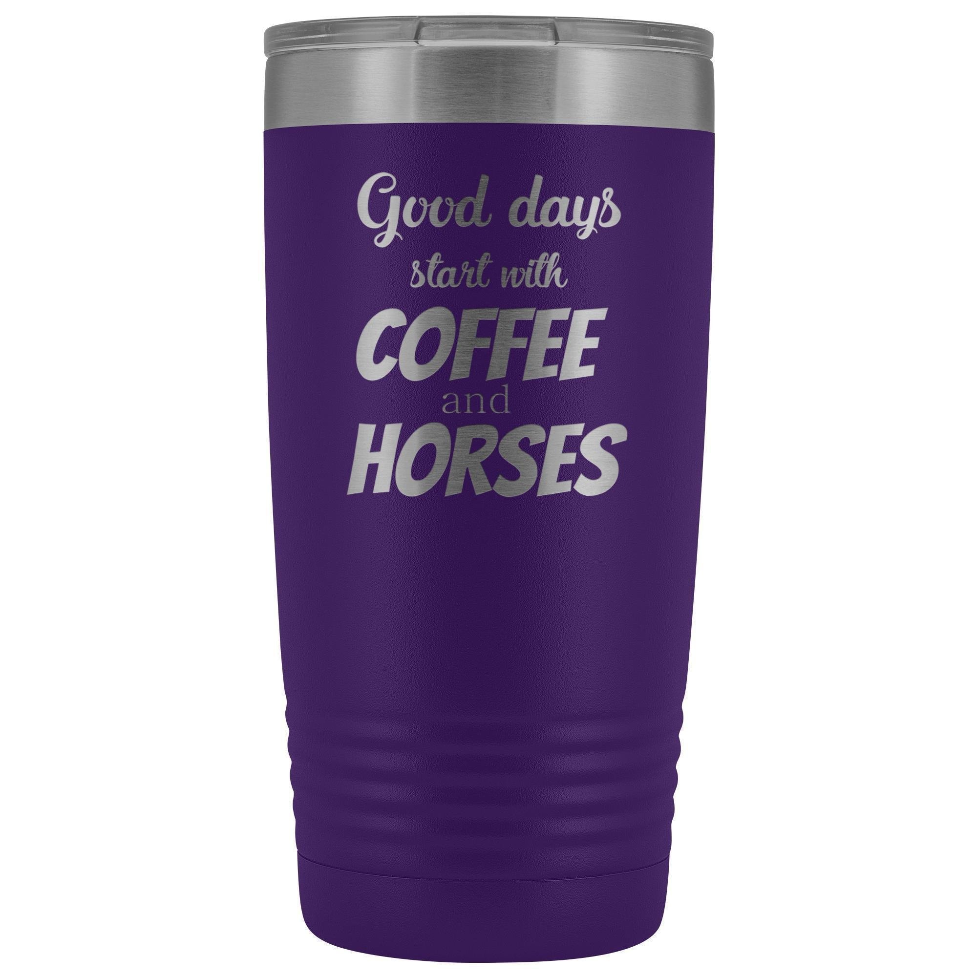 Coffee and horses 20oz Vacuum Tumbler