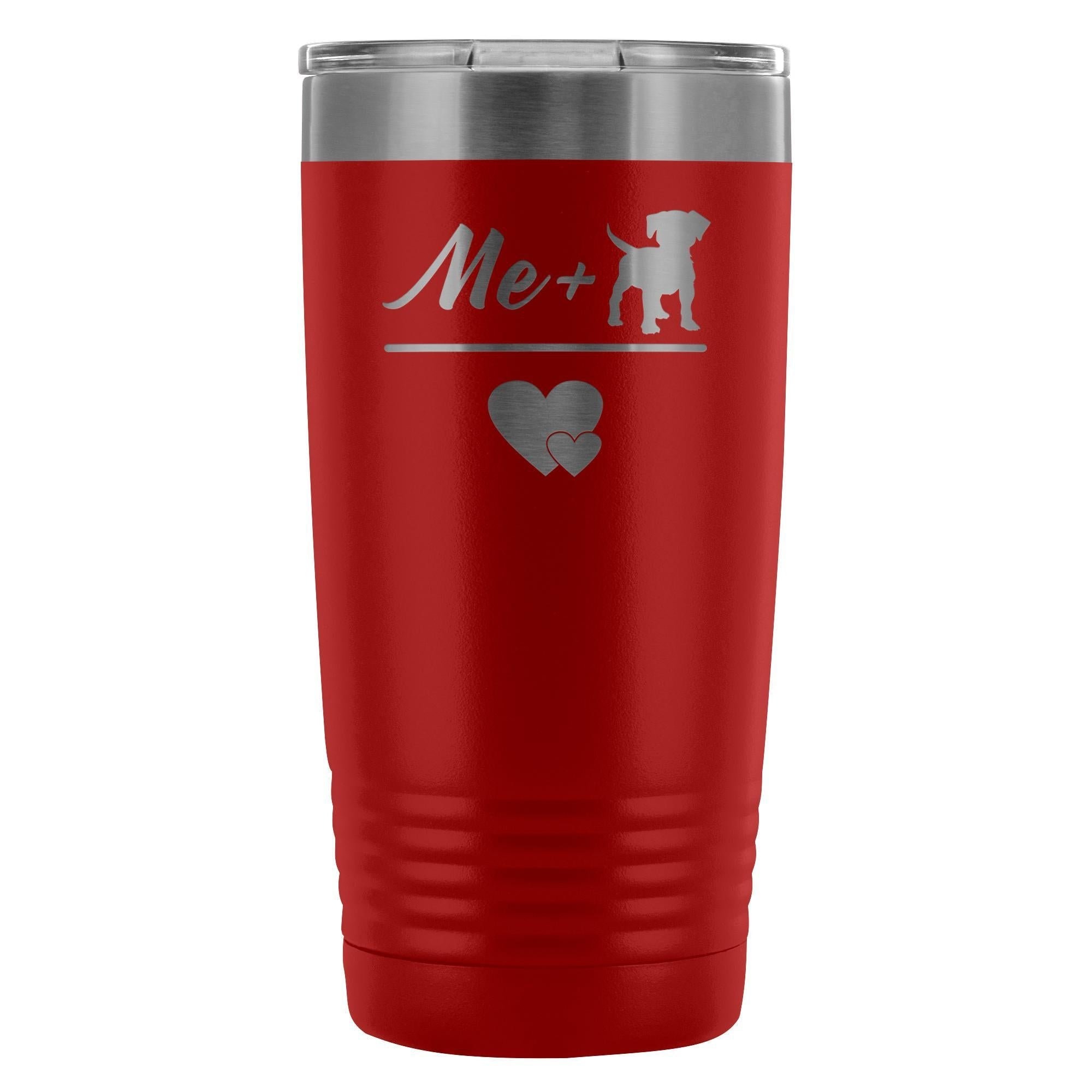 Me + Dogs = Love 20oz Vacuum Tumbler