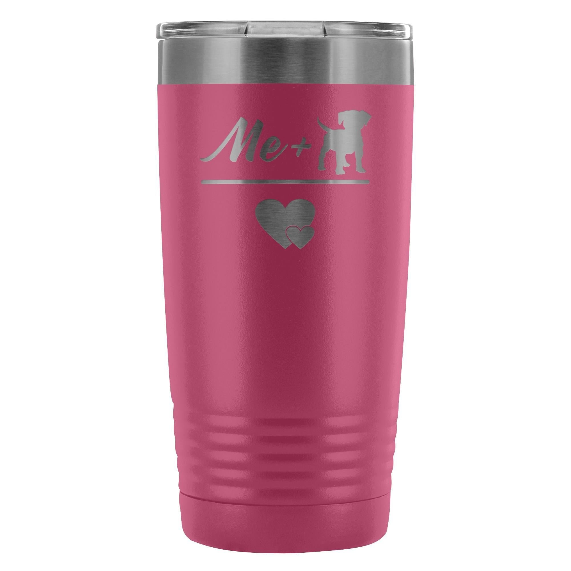 Me + Dogs = Love 20oz Vacuum Tumbler