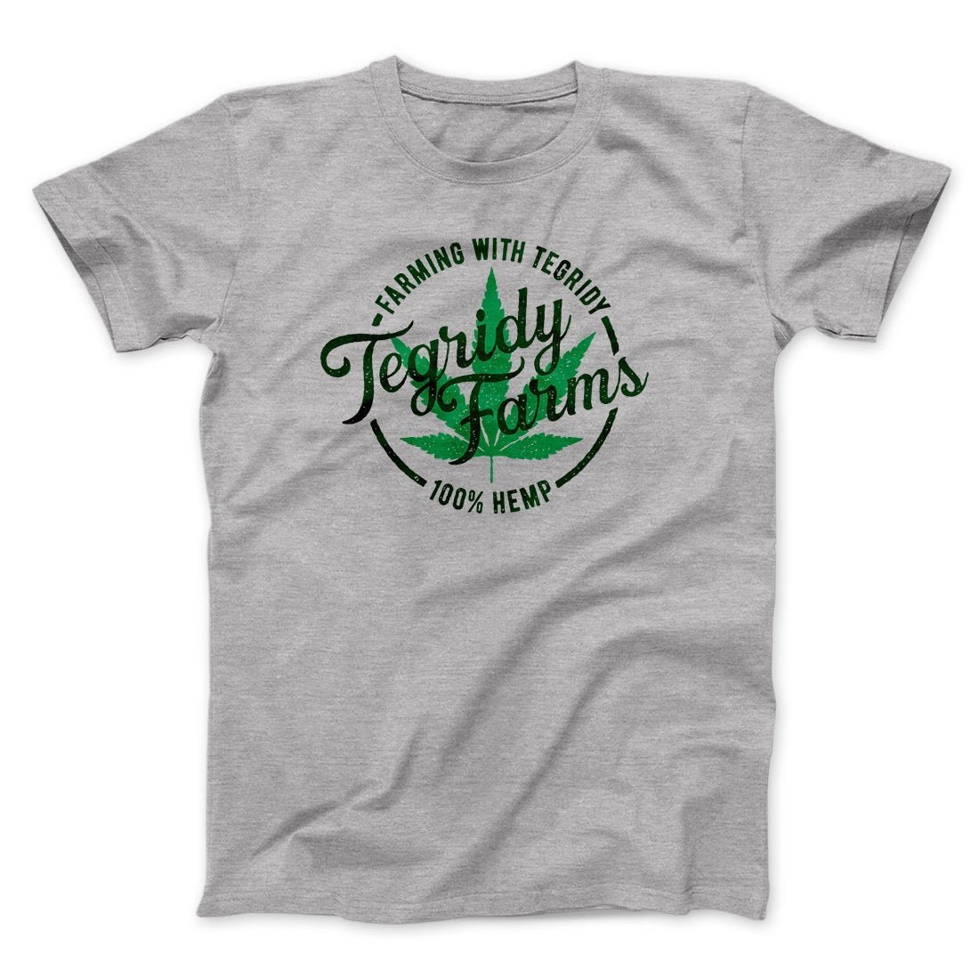 Tegridy Farms Men/Unisex T-Shirt - Soft Combed Cotton Crew Neck Tee