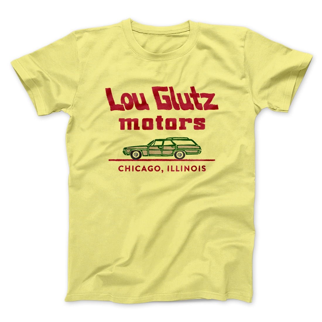 Lou Glutz Motors Funny Movie Unisex T-Shirt - Soft Cotton Crew Neck Tee