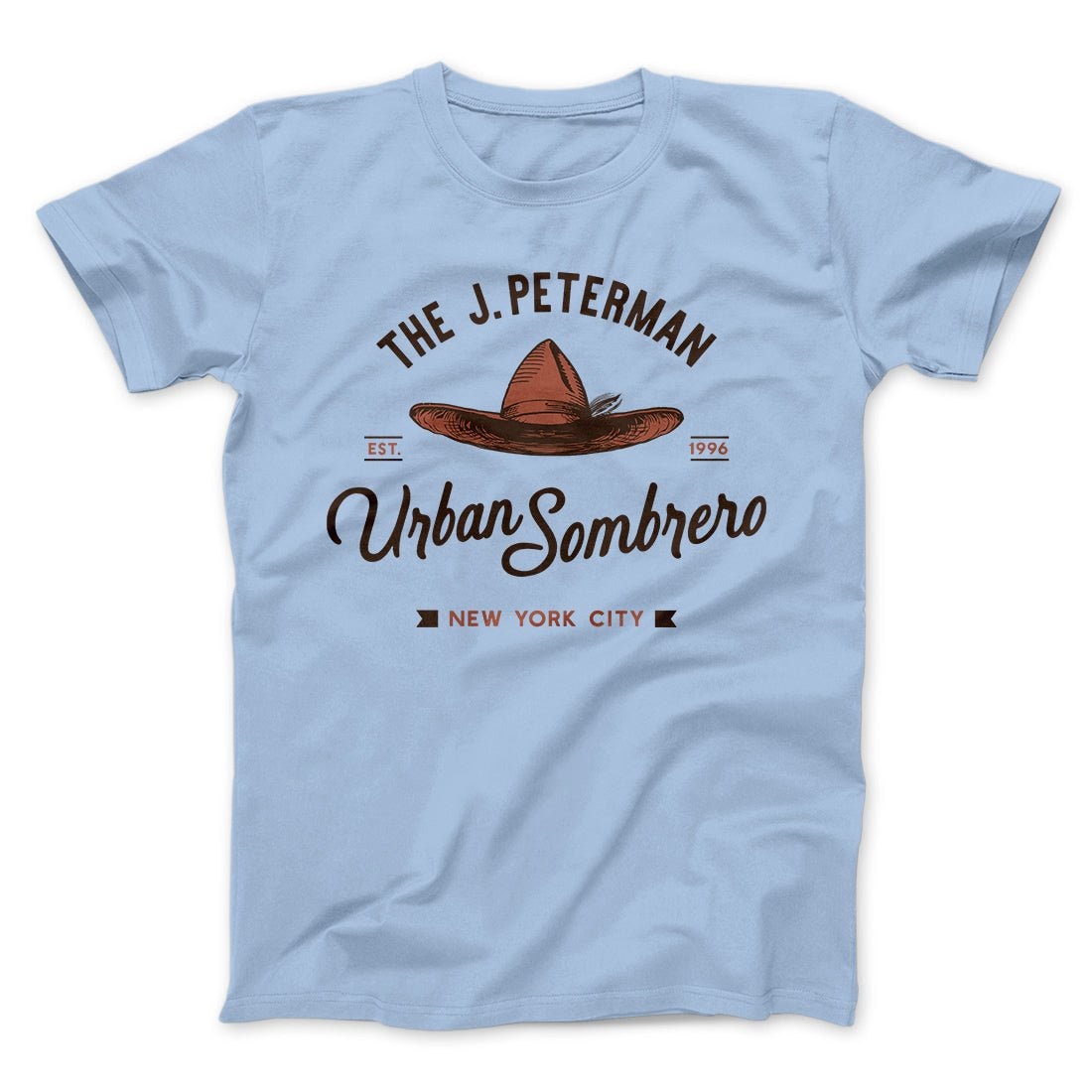 J. Peterman Urban Sombrero Unisex T-Shirt - Soft Cotton Crew Neck Modern Fit