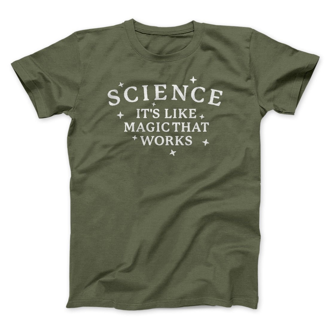 Science It's Like Magic That Works T-Shirt - Unisex Cotton Crew Neck Tee