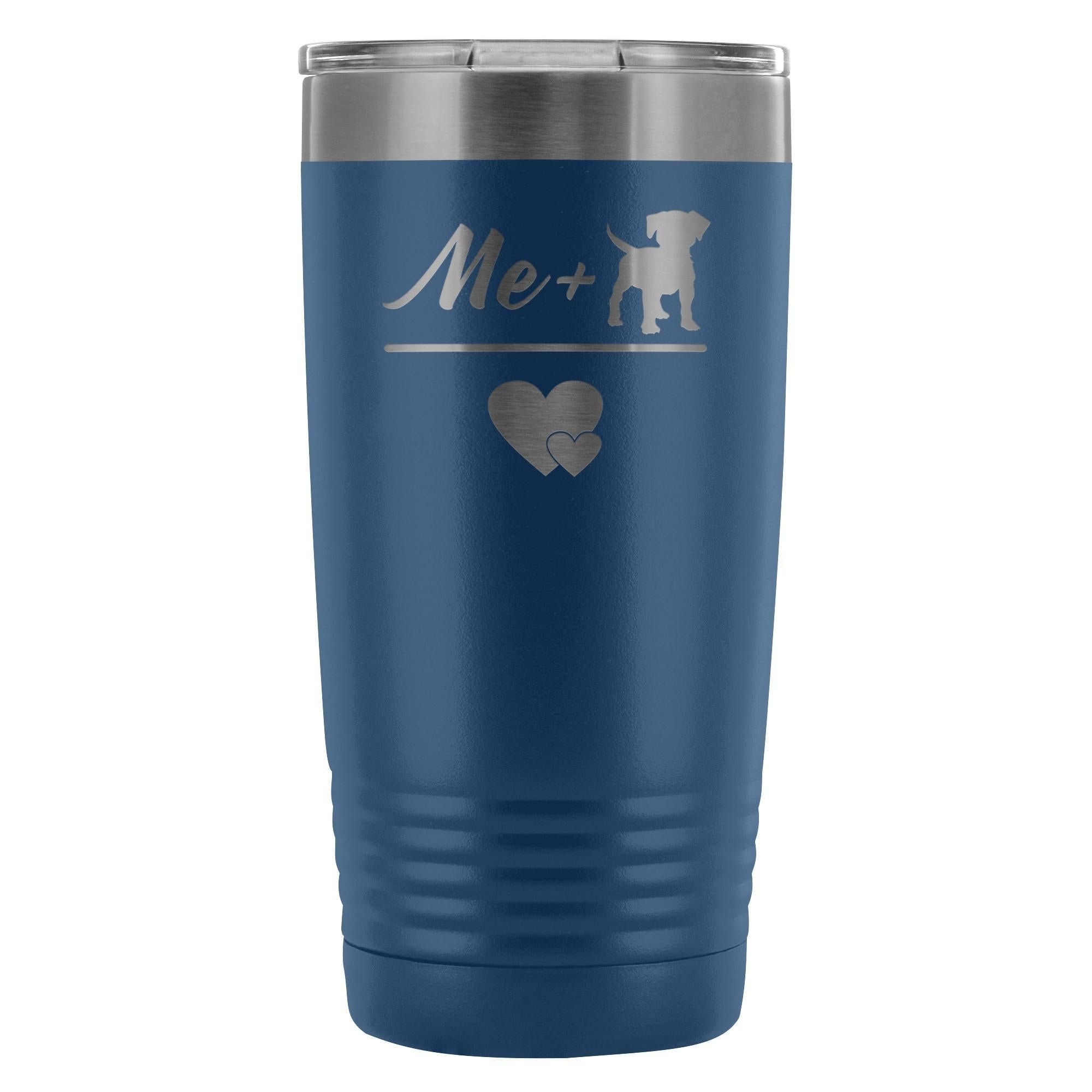 Me + Dogs = Love 20oz Vacuum Tumbler