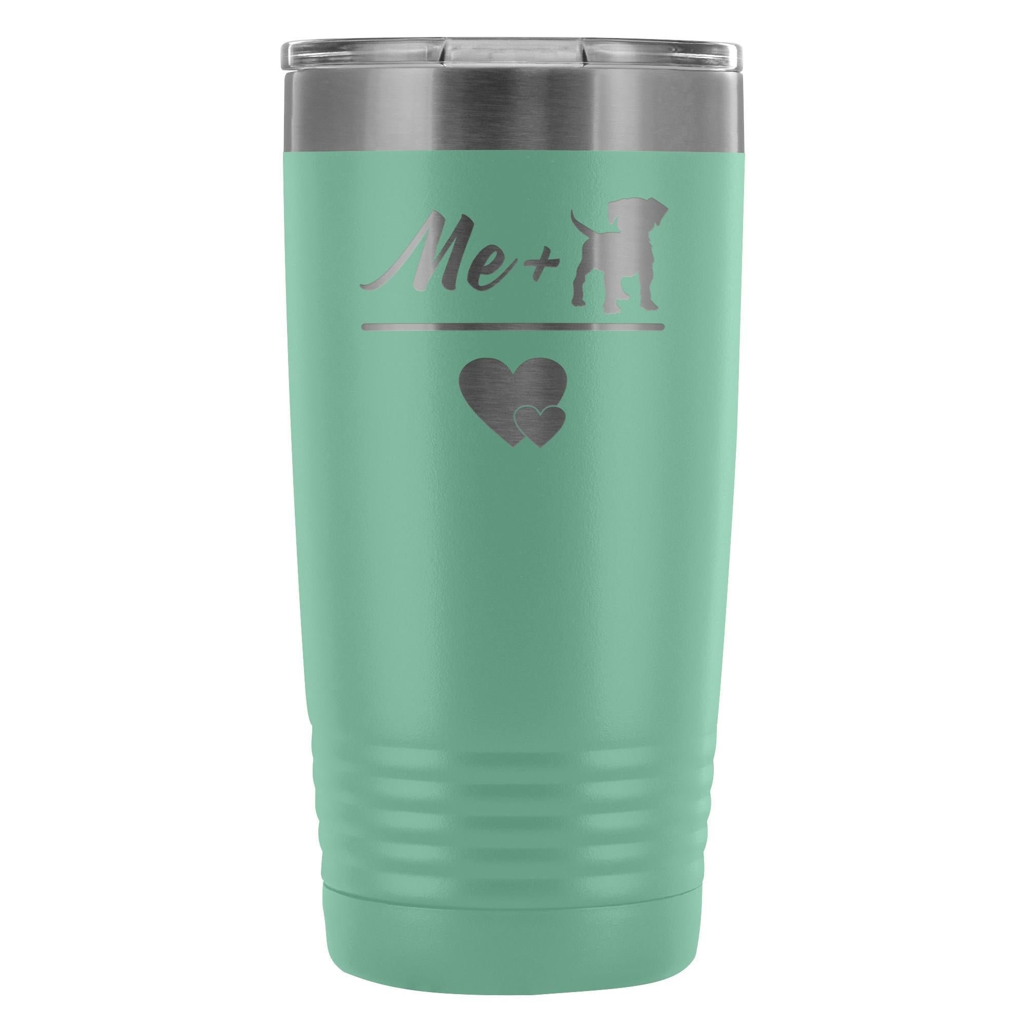 Me + Dogs = Love 20oz Vacuum Tumbler