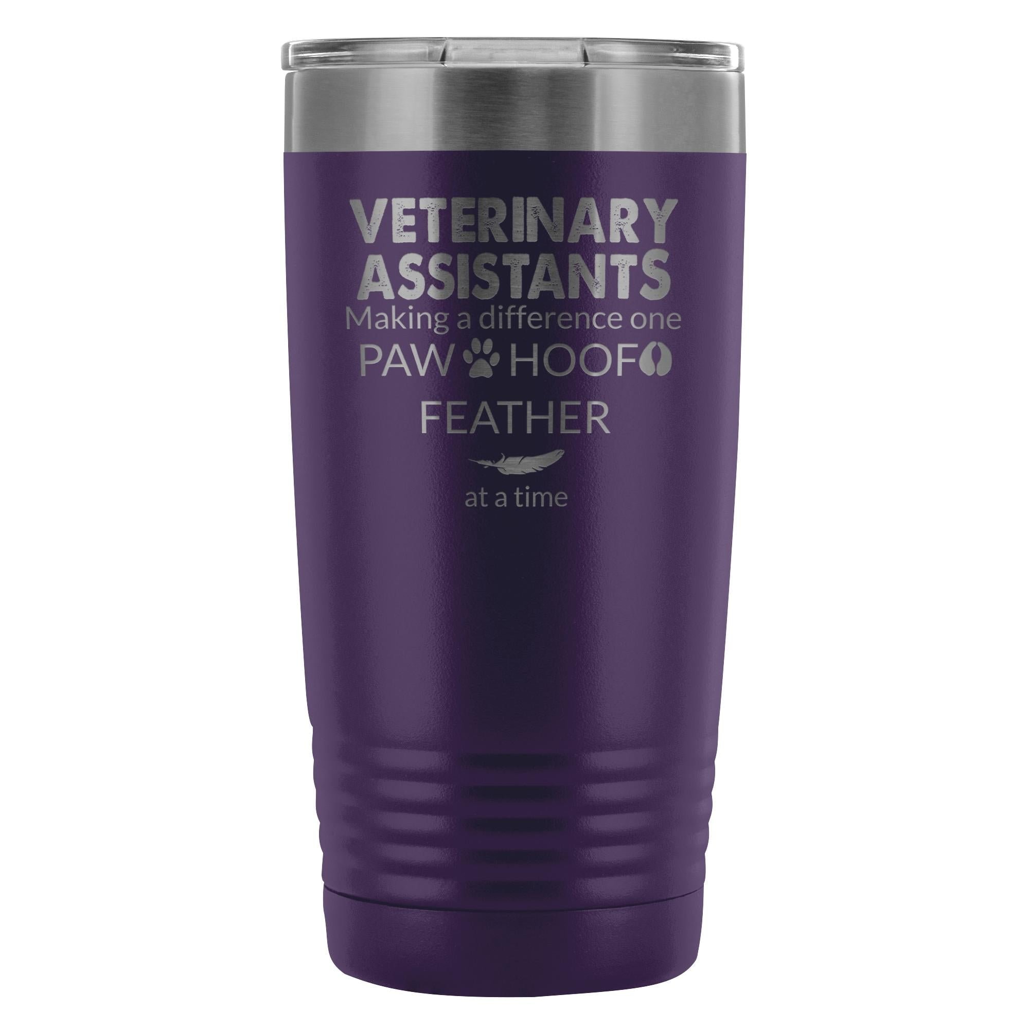 Vet Assistant- Making a Difference 20oz Vacuum Tumbler