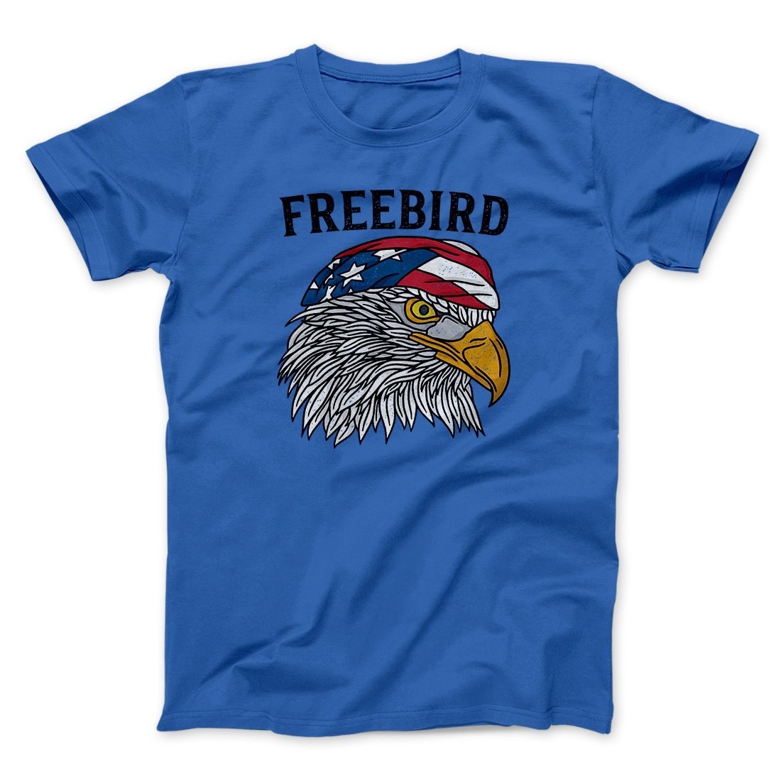 Freebird Men/Unisex T-Shirt - Soft Combed Cotton Crew Neck Tee