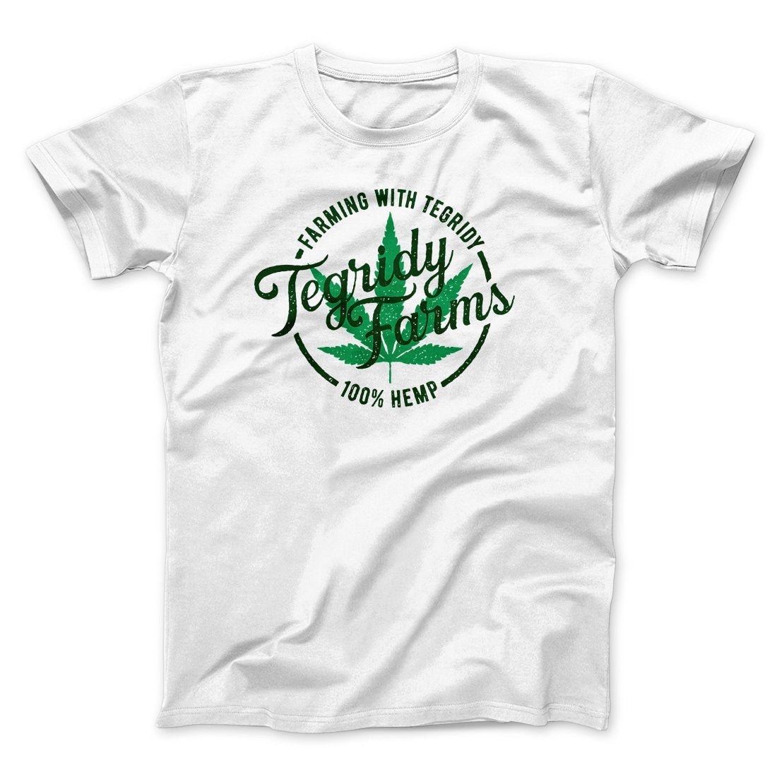 Tegridy Farms Men/Unisex T-Shirt - Soft Combed Cotton Crew Neck Tee