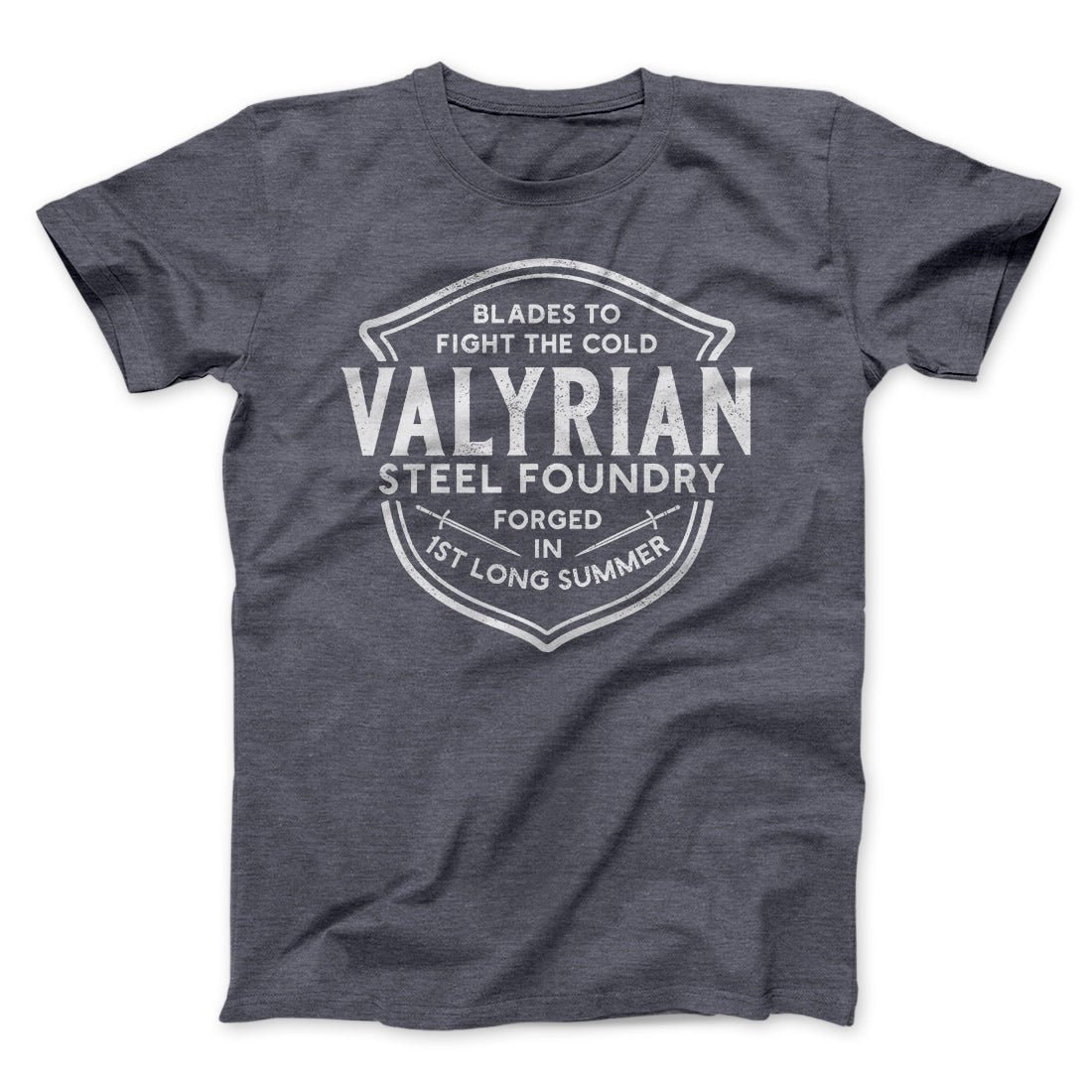 Valyrian Steel Foundry Men Unisex T-Shirt - Soft Combed Cotton Crew Neck Tee