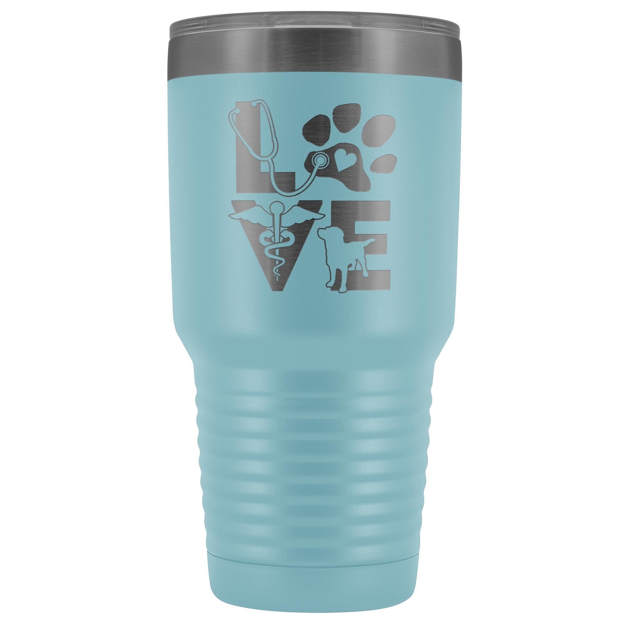 Veterinary Love dog 30oz Vacuum Tumbler