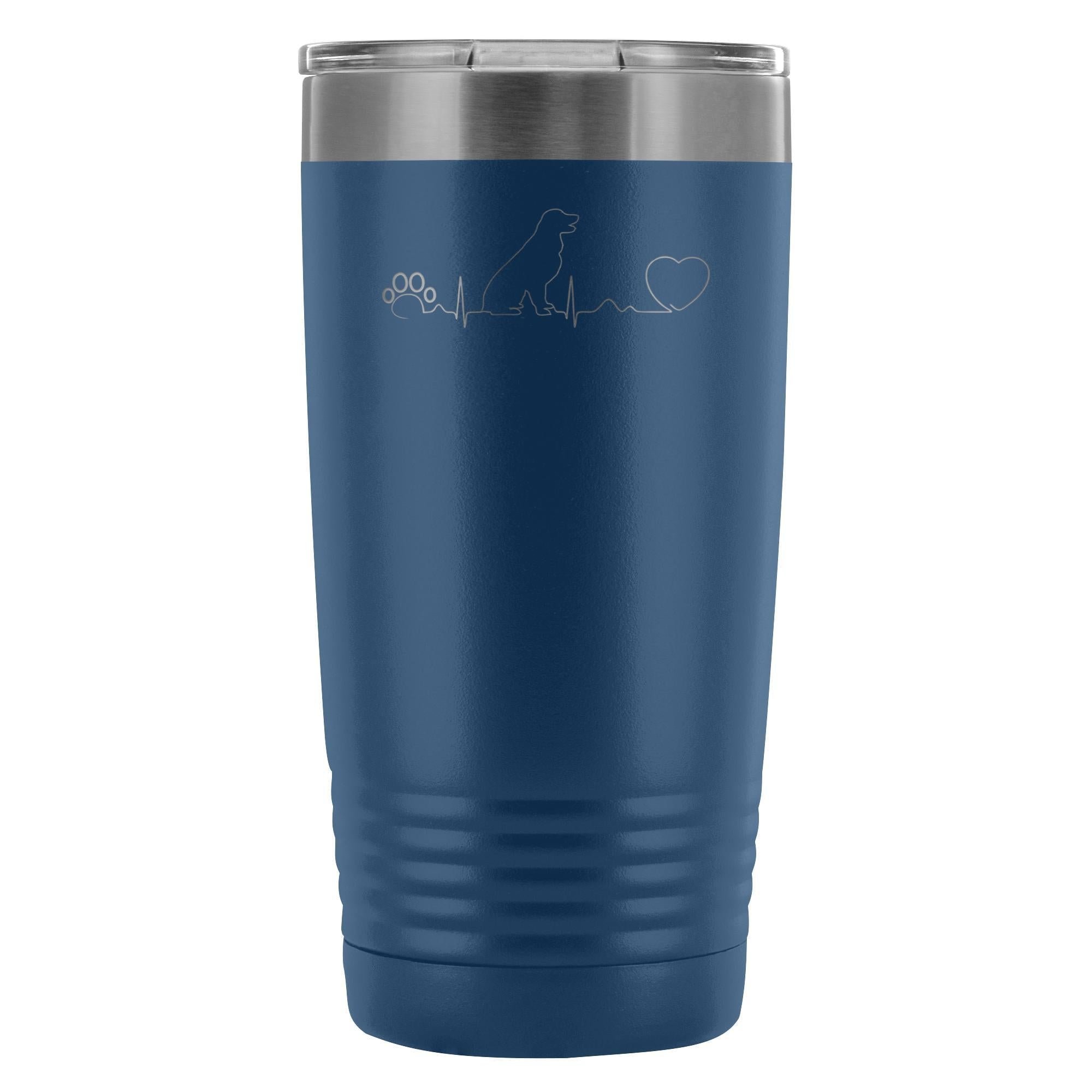 Dog heartbeat 20oz Vacuum Tumbler