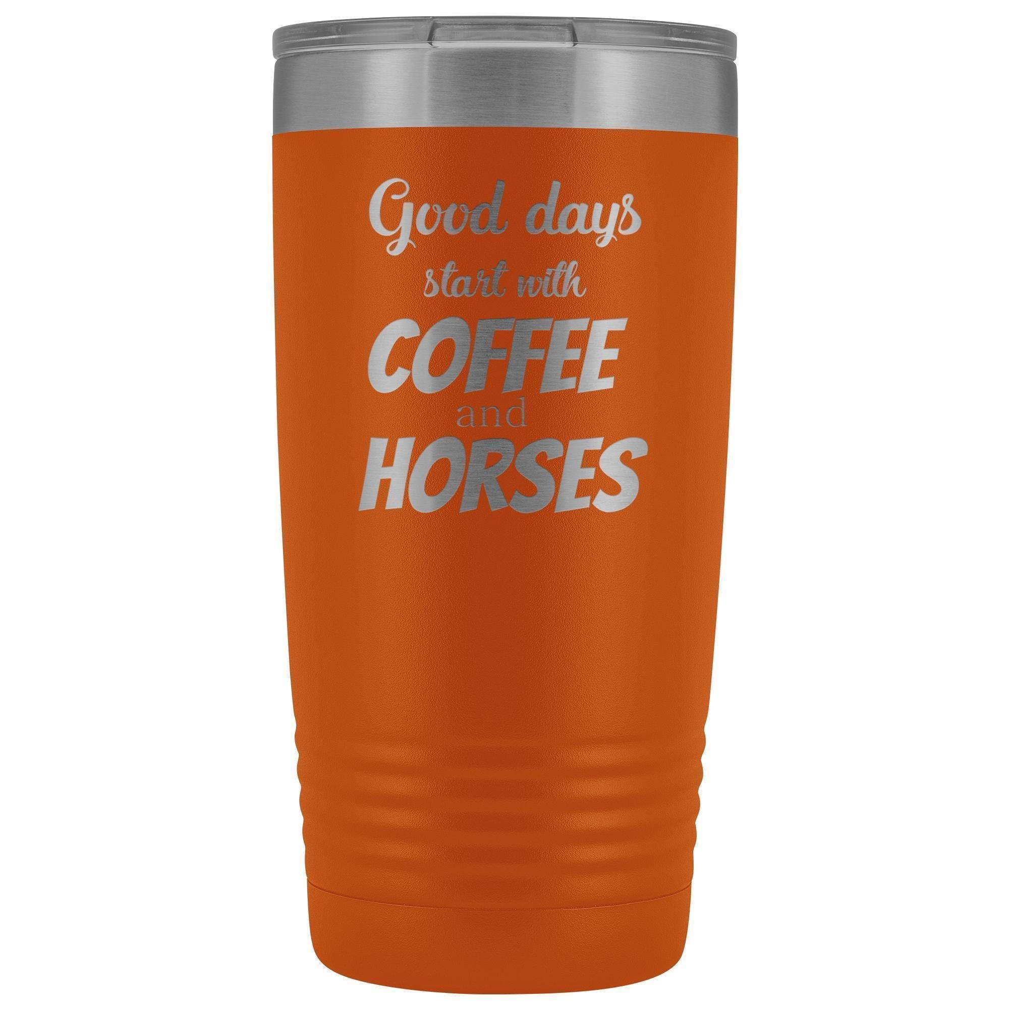 Coffee and horses 20oz Vacuum Tumbler