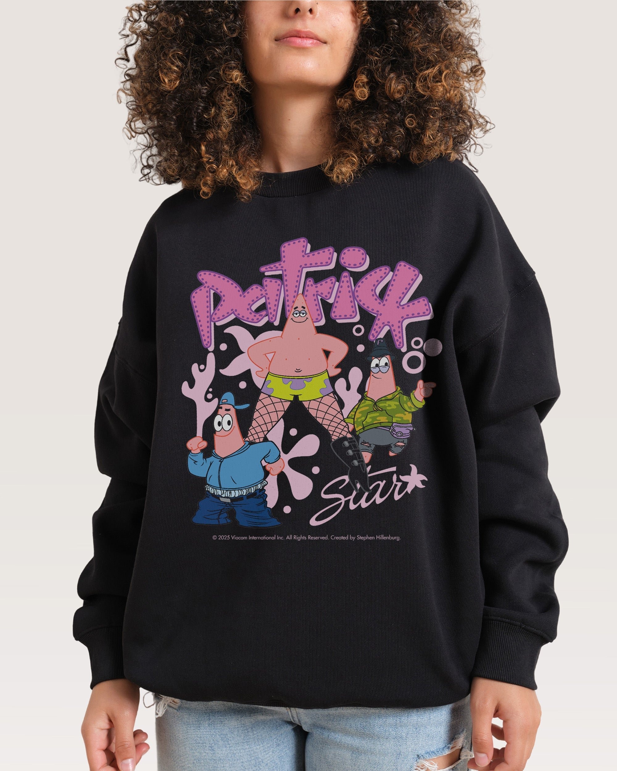 Patrick the P Unisex Graphic Sweatshirt - SpongeBob Threadheads Collab