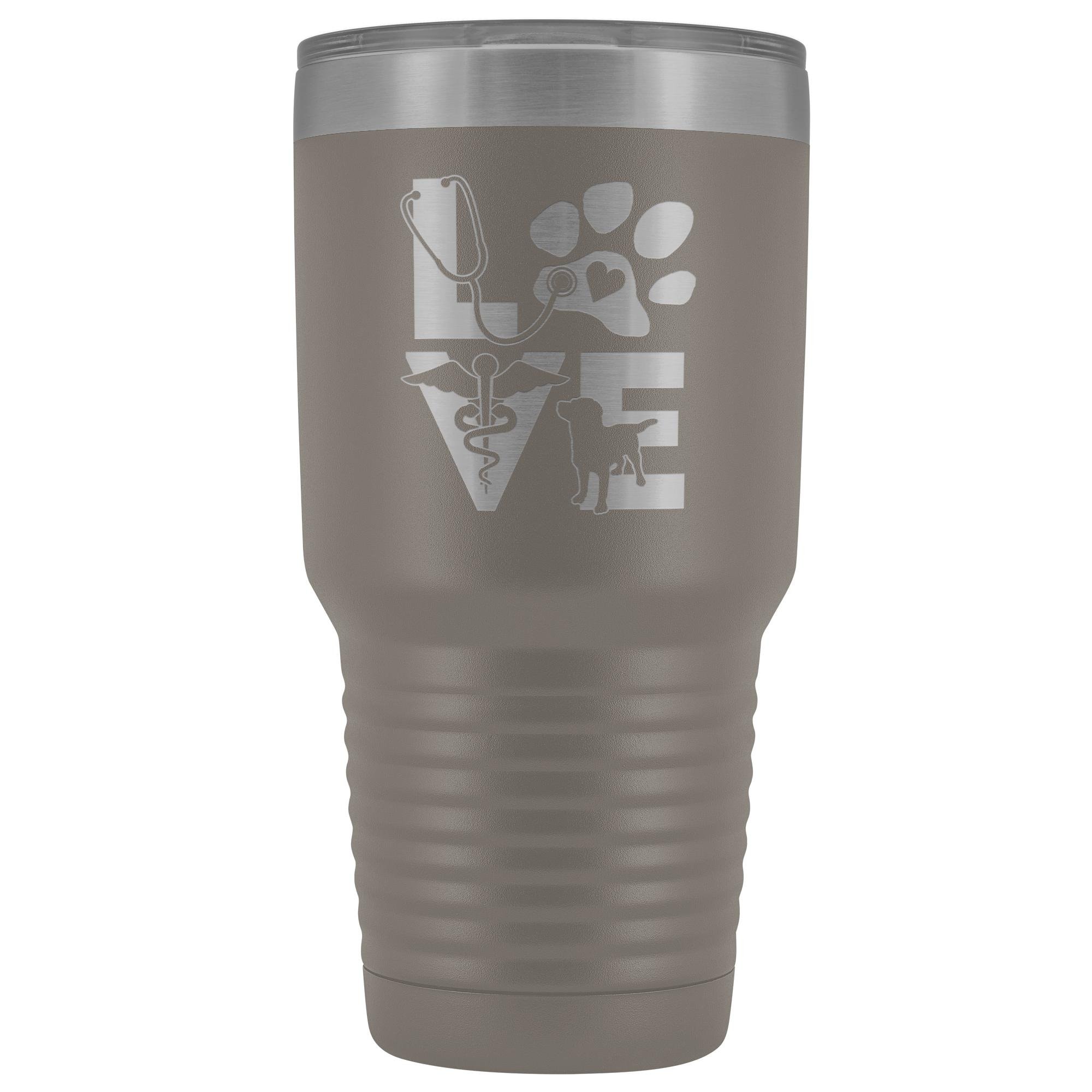 Veterinary Love dog 30oz Vacuum Tumbler