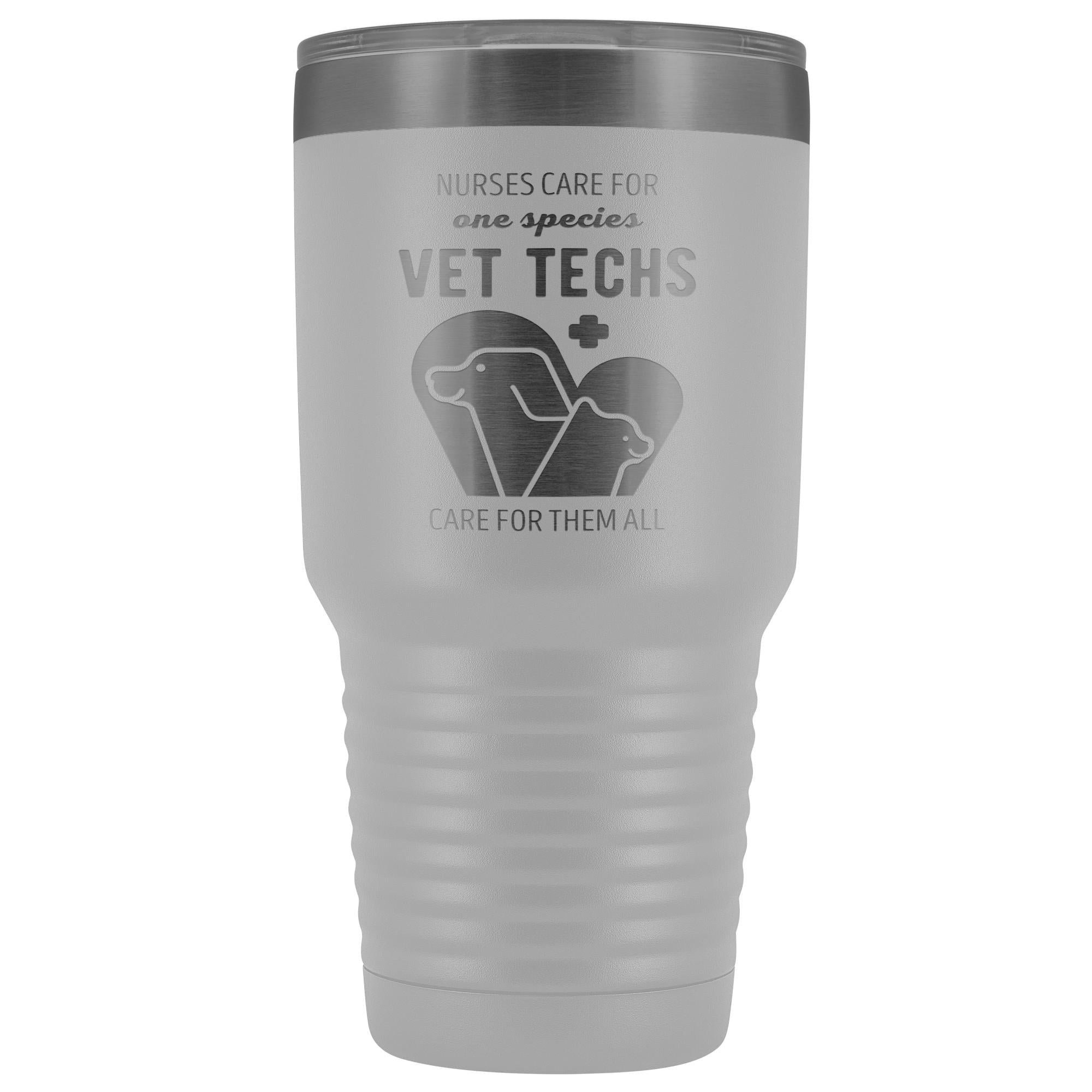 Vet Tech care for all species 30oz Vacuum Tumbler