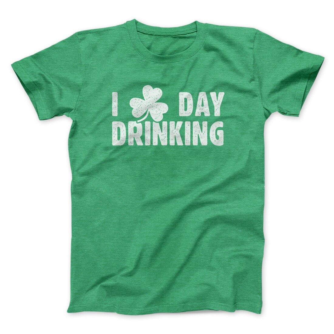 I Clover Day Drinking Unisex T-Shirt - Cotton Poly Blend Funny Graphic Tee