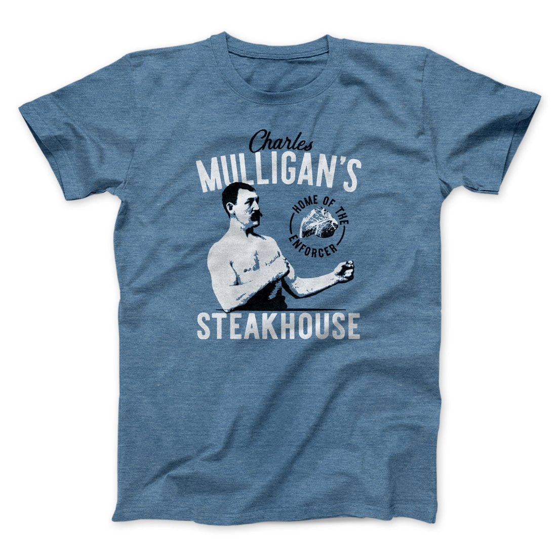 Charles Mulligan's Steakhouse Unisex T-Shirt - Soft Cotton Crew Neck Tee